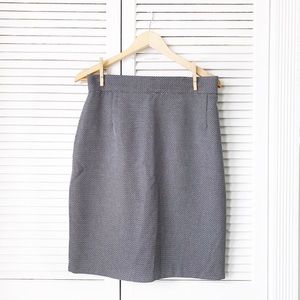 Michael Max Houndstooth Pencil Skirt NWOT